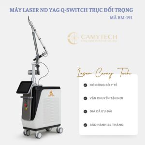 Máy Laser ND YAG QSWITCH trục đối trọng - Có công bố y tế