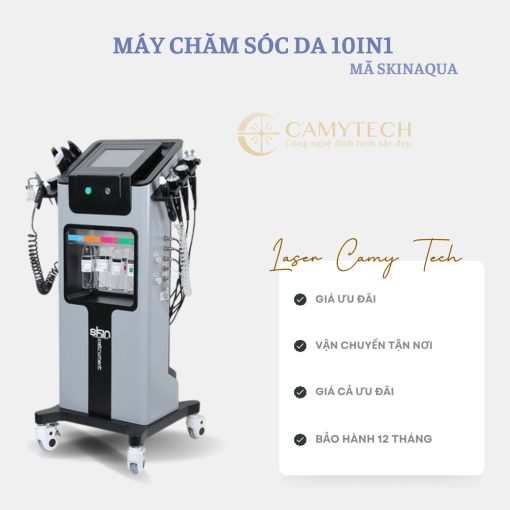 Máy chăm sóc da Aqua Skin 10in1 đa chức năng, dễ xây liệu trình cho spa
