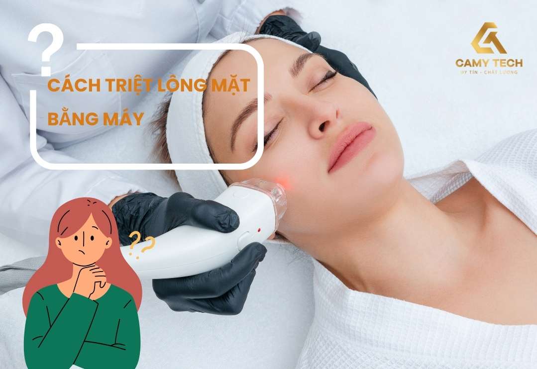 Hướng dẫn chi tiết A-Z cách triệt lông mặt bằng máy