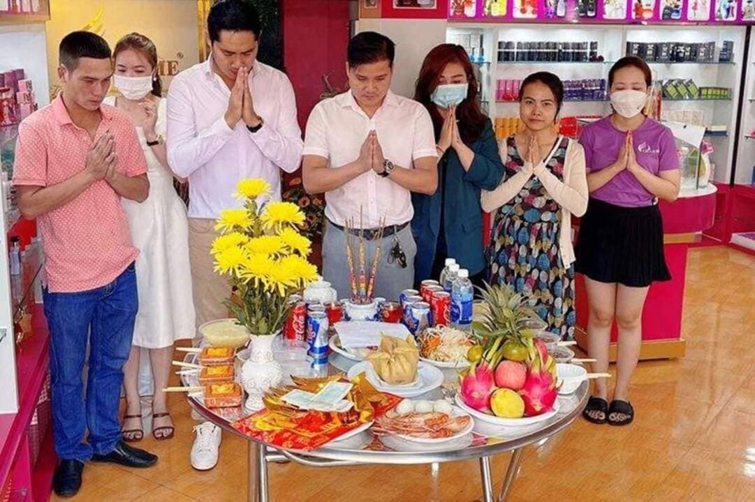 cúng khai trương spa