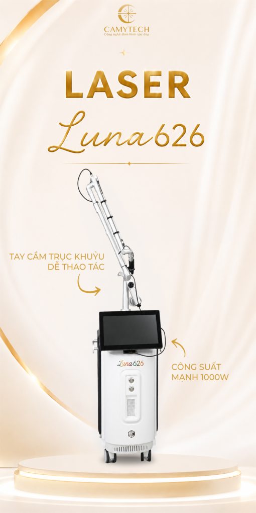 Máy Laser Q-Switched Nano LUNA 626 điều trị sắc tố và xóa xăm hiệu quả